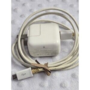 Original Apple 12W Wall Charger And 1M Lightning to USB Cable iPad's & iPhone